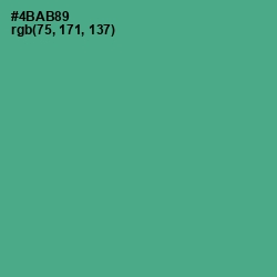 #4BAB89 - Breaker Bay Color Image