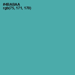 #4BABAA - Tradewind Color Image