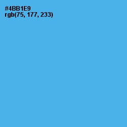 #4BB1E9 - Picton Blue Color Image