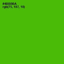 #4BBB0A - Christi Color Image