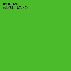 #4BBB2B - Apple Color Image