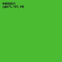 #4BBB31 - Apple Color Image