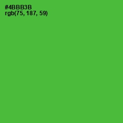 #4BBB3B - Apple Color Image