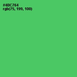 #4BC764 - Emerald Color Image