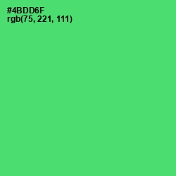 #4BDD6F - Emerald Color Image
