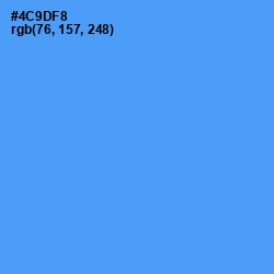 #4C9DF8 - Picton Blue Color Image
