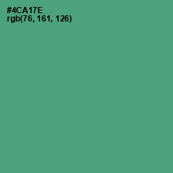 #4CA17E - Ocean Green Color Image