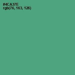 #4CA37E - Ocean Green Color Image