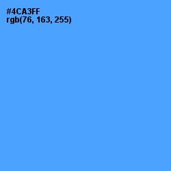 #4CA3FF - Picton Blue Color Image