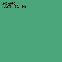 #4CA67C - Ocean Green Color Image