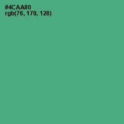 #4CAA80 - Breaker Bay Color Image