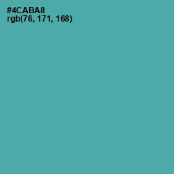 #4CABA8 - Tradewind Color Image
