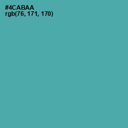 #4CABAA - Tradewind Color Image