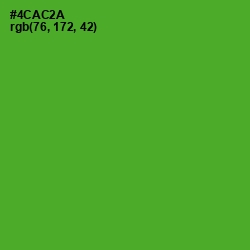 #4CAC2A - Apple Color Image