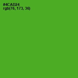 #4CAD24 - Apple Color Image