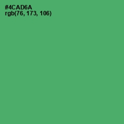 #4CAD6A - Chateau Green Color Image