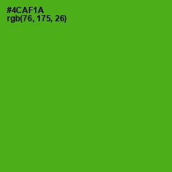 #4CAF1A - Christi Color Image