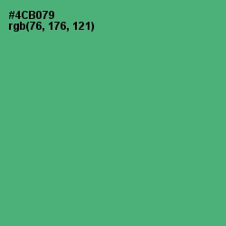 #4CB079 - Ocean Green Color Image