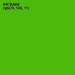 #4CBA0B - Christi Color Image