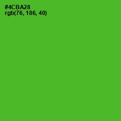 #4CBA28 - Apple Color Image