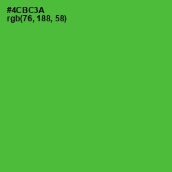 #4CBC3A - Apple Color Image