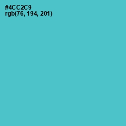 #4CC2C9 - Viking Color Image