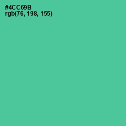 #4CC69B - De York Color Image