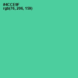 #4CCE9F - De York Color Image