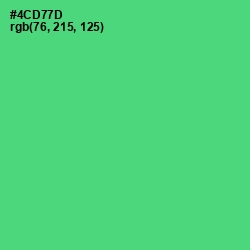 #4CD77D - Emerald Color Image