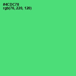 #4CDC78 - Emerald Color Image