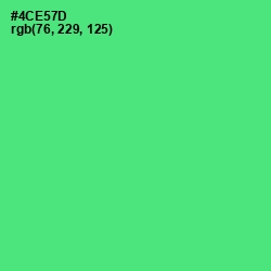 #4CE57D - Emerald Color Image