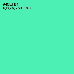 #4CEFB4 - De York Color Image