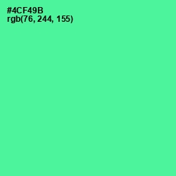 #4CF49B - De York Color Image