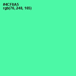 #4CF8A5 - De York Color Image