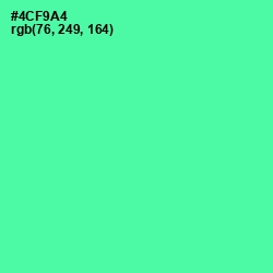 #4CF9A4 - De York Color Image