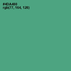 #4DA480 - Breaker Bay Color Image