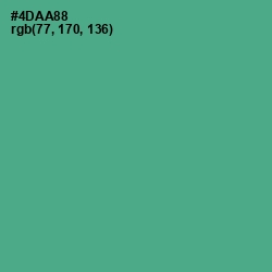 #4DAA88 - Breaker Bay Color Image