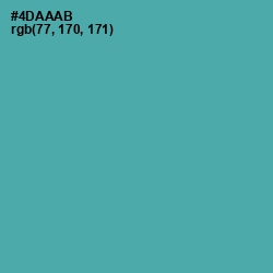 #4DAAAB - Tradewind Color Image