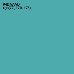 #4DAAAD - Tradewind Color Image