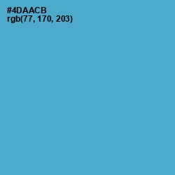 #4DAACB - Shakespeare Color Image