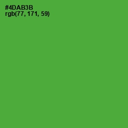 #4DAB3B - Apple Color Image