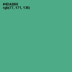 #4DAB88 - Breaker Bay Color Image