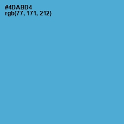 #4DABD4 - Shakespeare Color Image