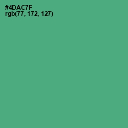 #4DAC7F - Ocean Green Color Image