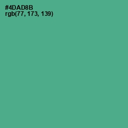 #4DAD8B - Breaker Bay Color Image