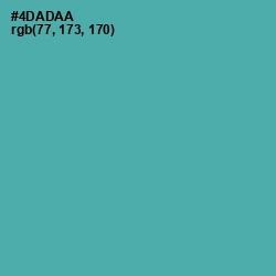 #4DADAA - Tradewind Color Image