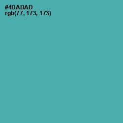 #4DADAD - Tradewind Color Image