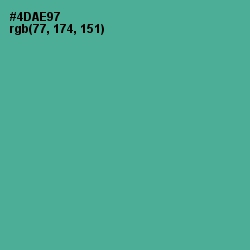 #4DAE97 - Breaker Bay Color Image