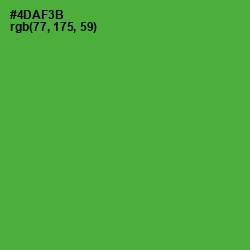 #4DAF3B - Apple Color Image