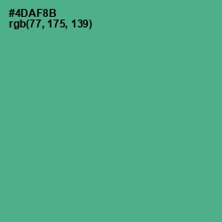 #4DAF8B - Breaker Bay Color Image